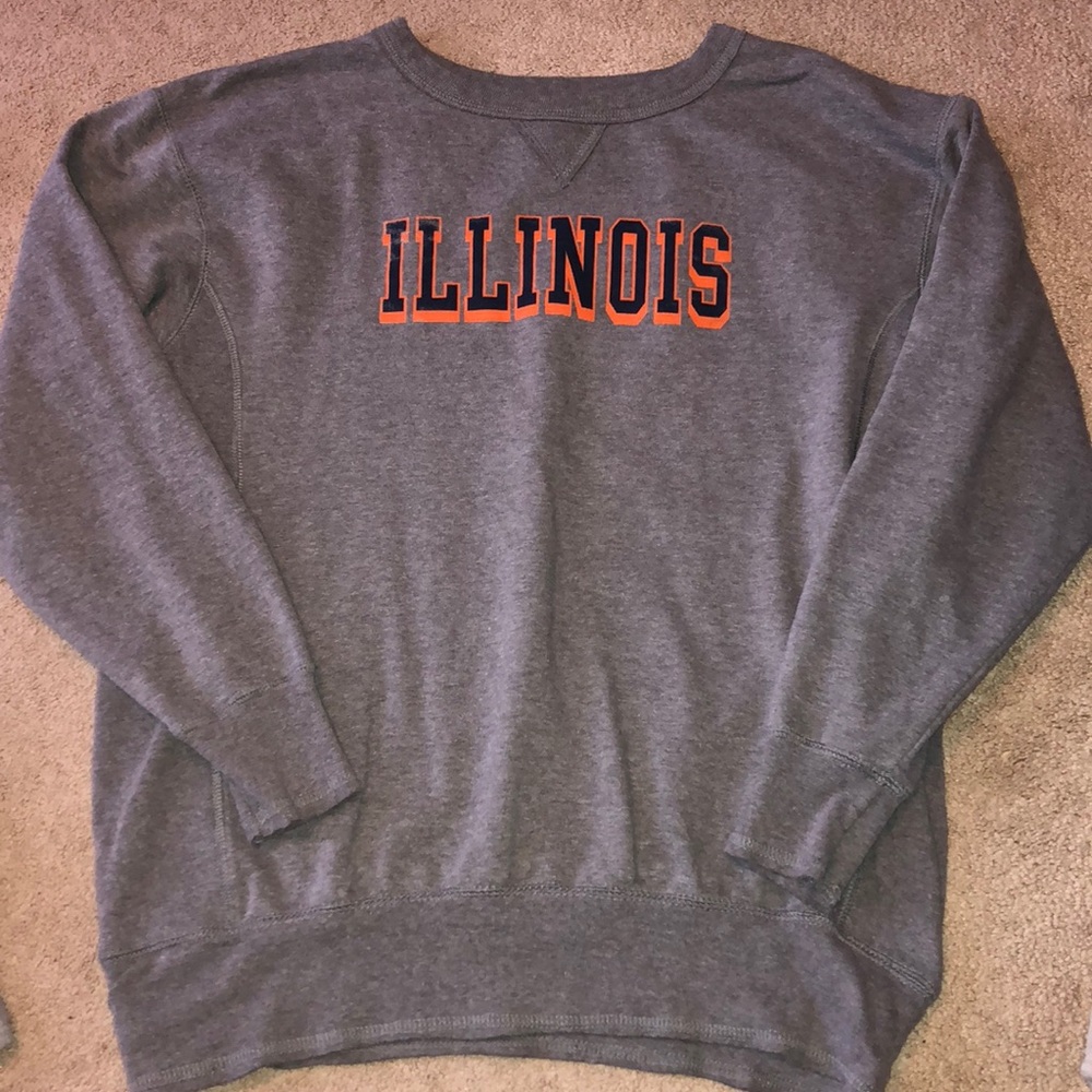 Illinois crew neck sweatshirt